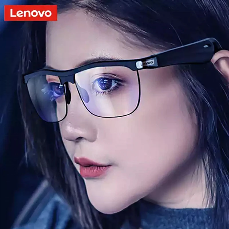 Original Lenovo MG10 Smart Glasses Bluetooth 5.0 Sunglasses Open Ear Wireless Headphones Audio Hands-free Call Drive Eyeglasses