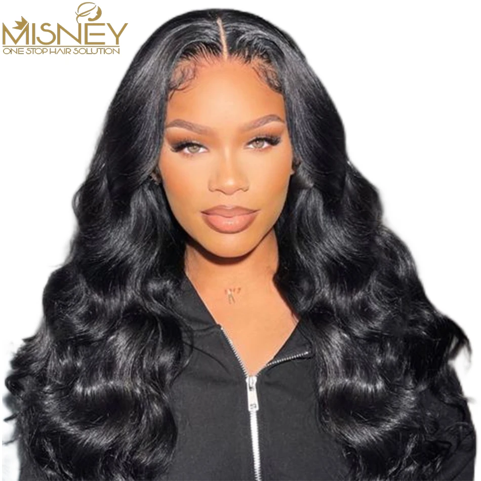 Body Wave Human Hair Wigs I Lace Middle Part Cheap For Women Brazilian Remy Natural HD Wig