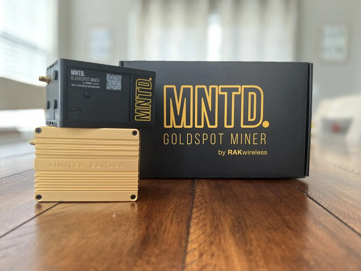 

Brand New MNTD Helium Goldspot Miner
