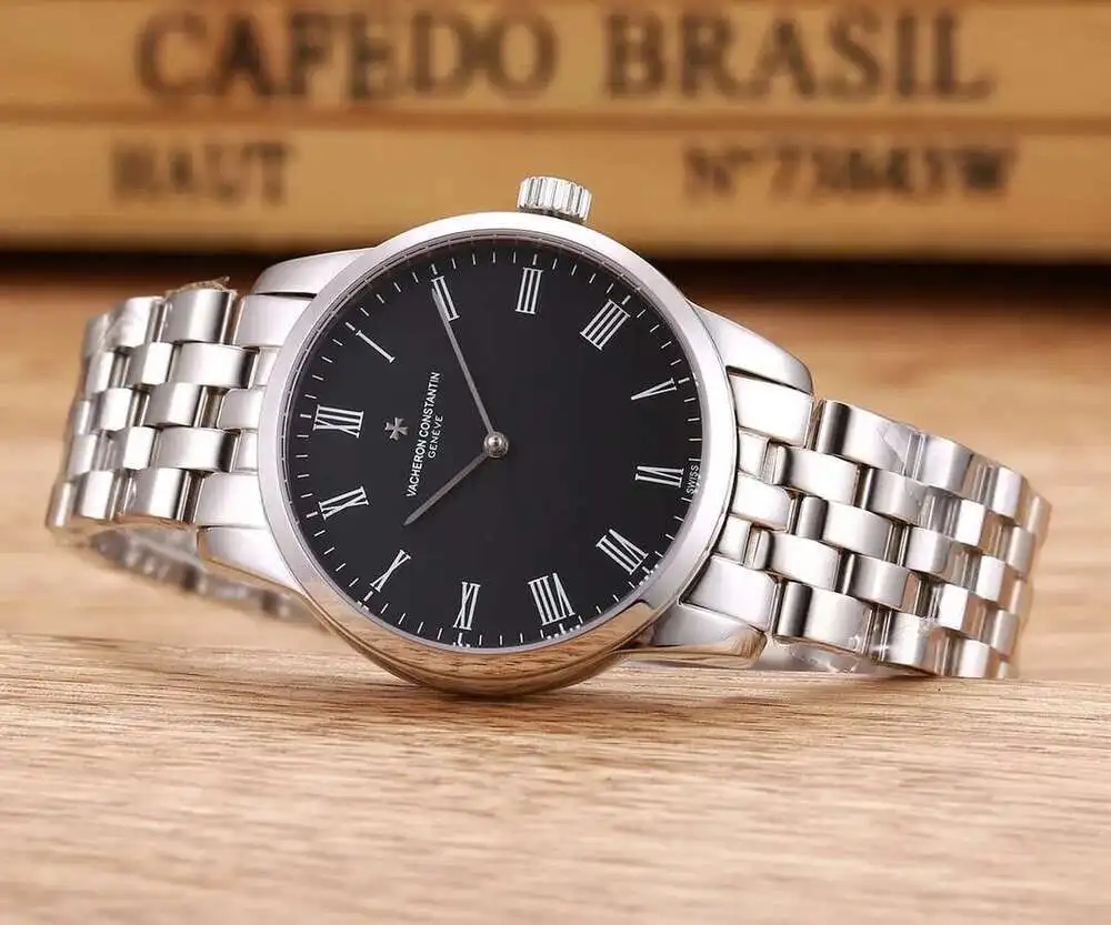 точная копия 1:1 Классические Мужские Механические Часы Heritage С 3 Стрелками В Стиле