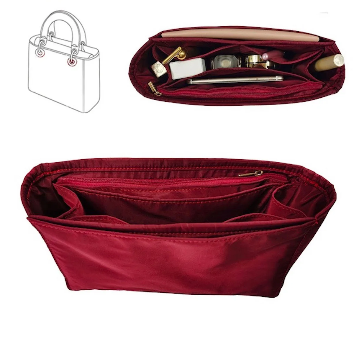 Женская сумка-Органайзер для косметики D * или bag