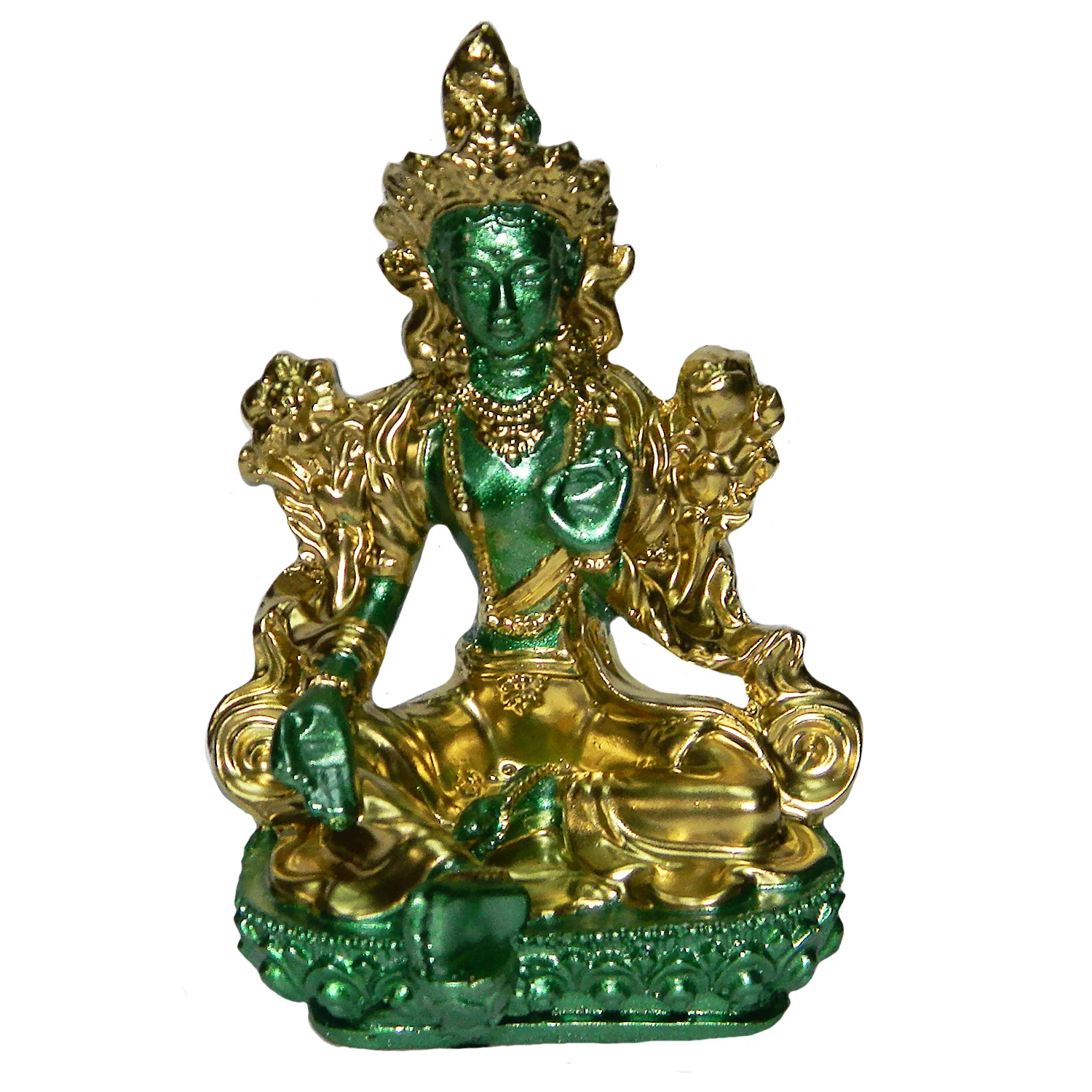 Статуэтка Богиня Тара зеленая 12 см |