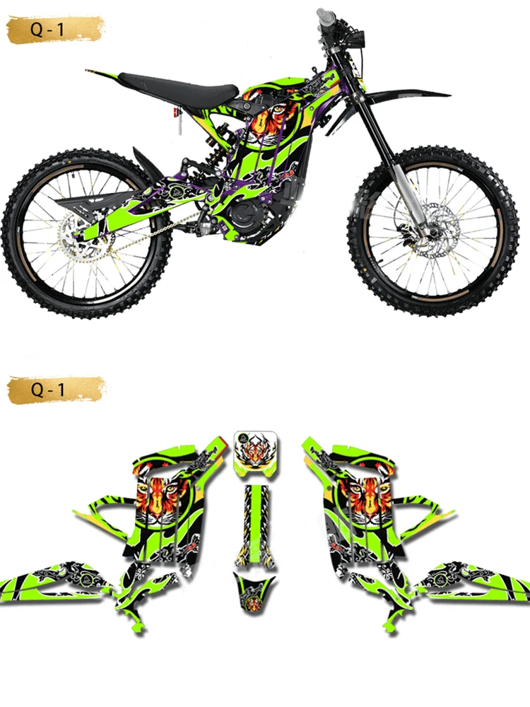 

For Suuron Motorcycle Sticker Sur-ron Cool Whole Car Design Dust-proof WaterProof Dirt Bike Accessories Electric Scooter Stickes