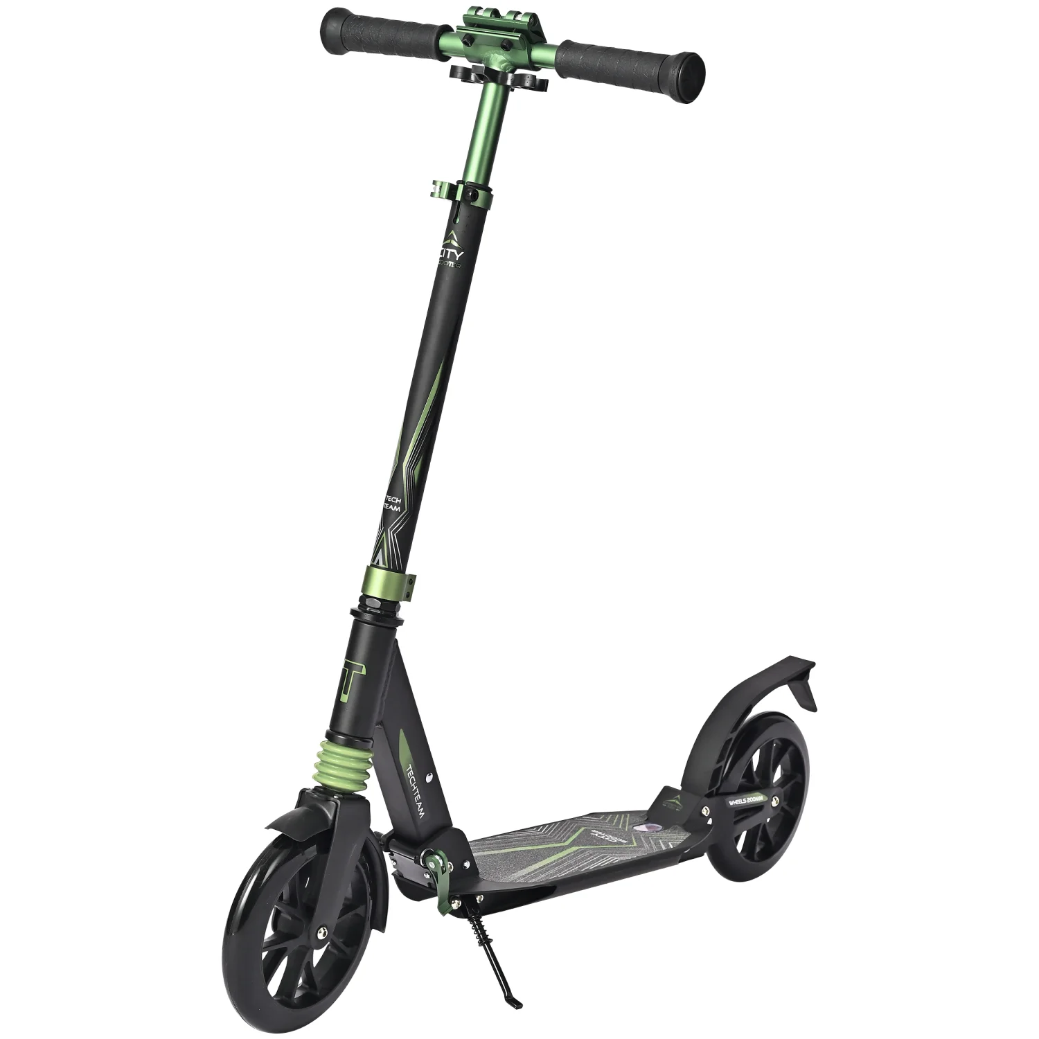 Самокат Tech Team City scooter зеленый
