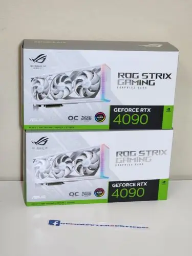 

CC купи 2 ПОЛУЧИ 1 бесплатно ASUS ROG Strix GeForce RTX 4090 24 ГБ GDDR6X белая игровая графика OC Edition