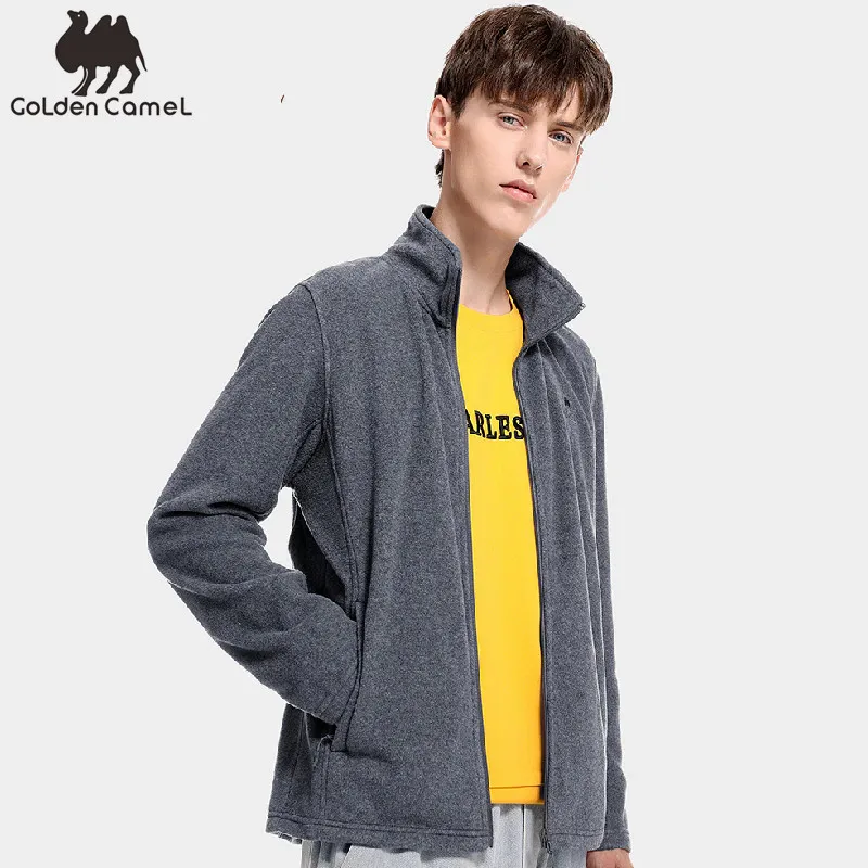 

Goldencamel Outdoor Men's Jacket Polar Fleece Women Winter Coats Thick Softshell Fleece Jackets for Women Travel Camping Hiking