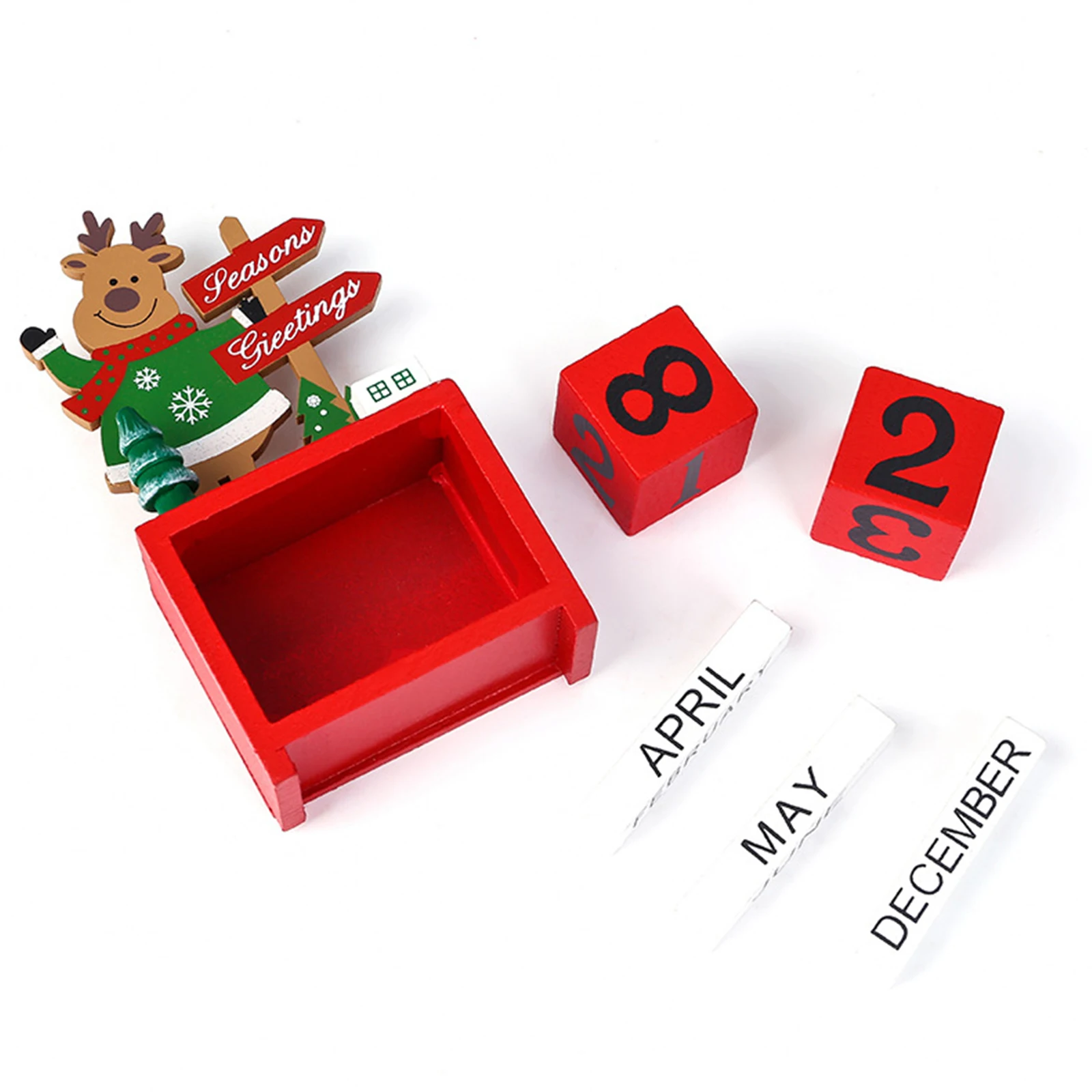 Рождественский подарок для детей: Деревянный интерактивный календарь