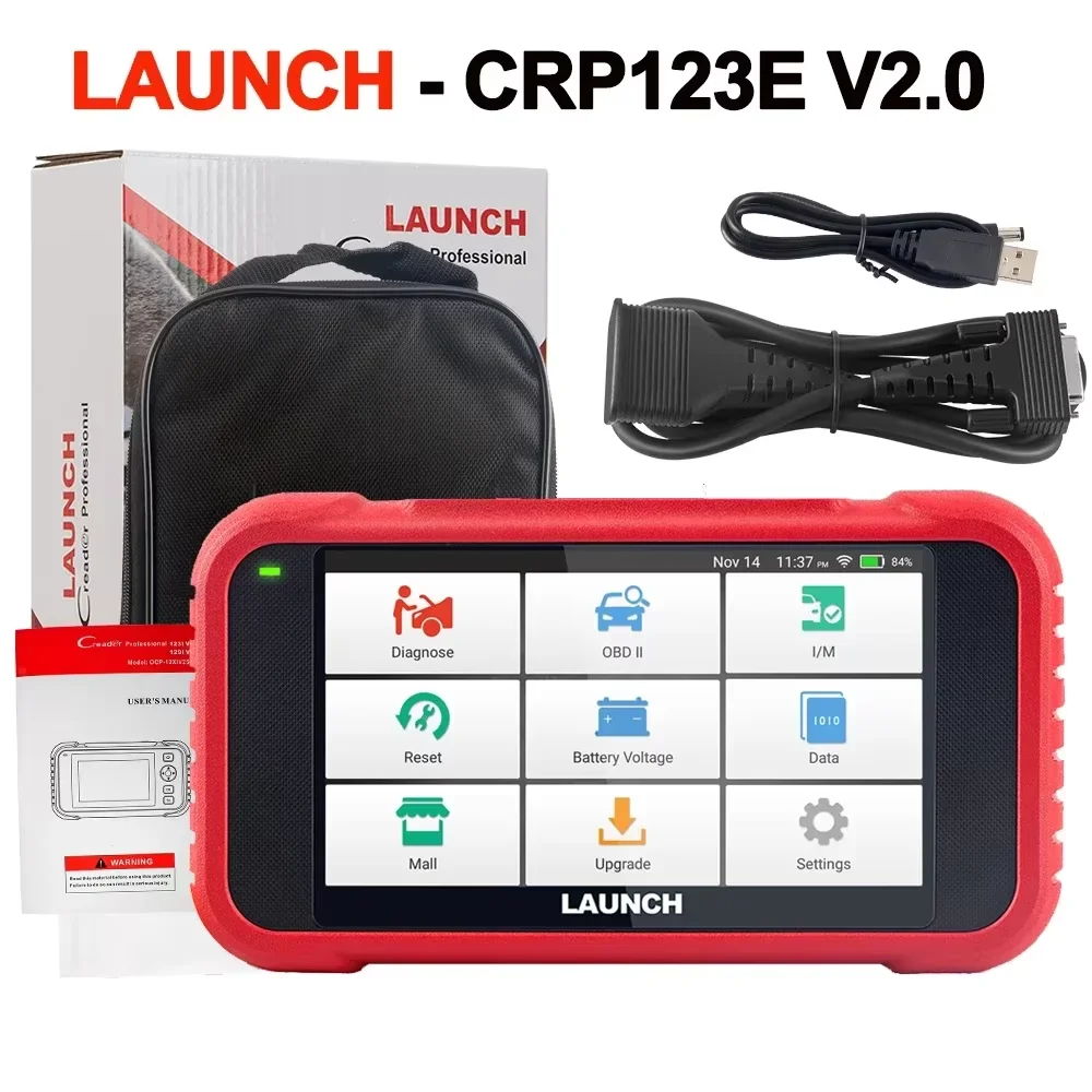 

Диагностический инструмент LAUNCH X431 CRP123E V2.0 OBD2 2025 Автомобильный сканер с двигателем ABS SRS AT + 7 Reset Service Бесплатное обновление