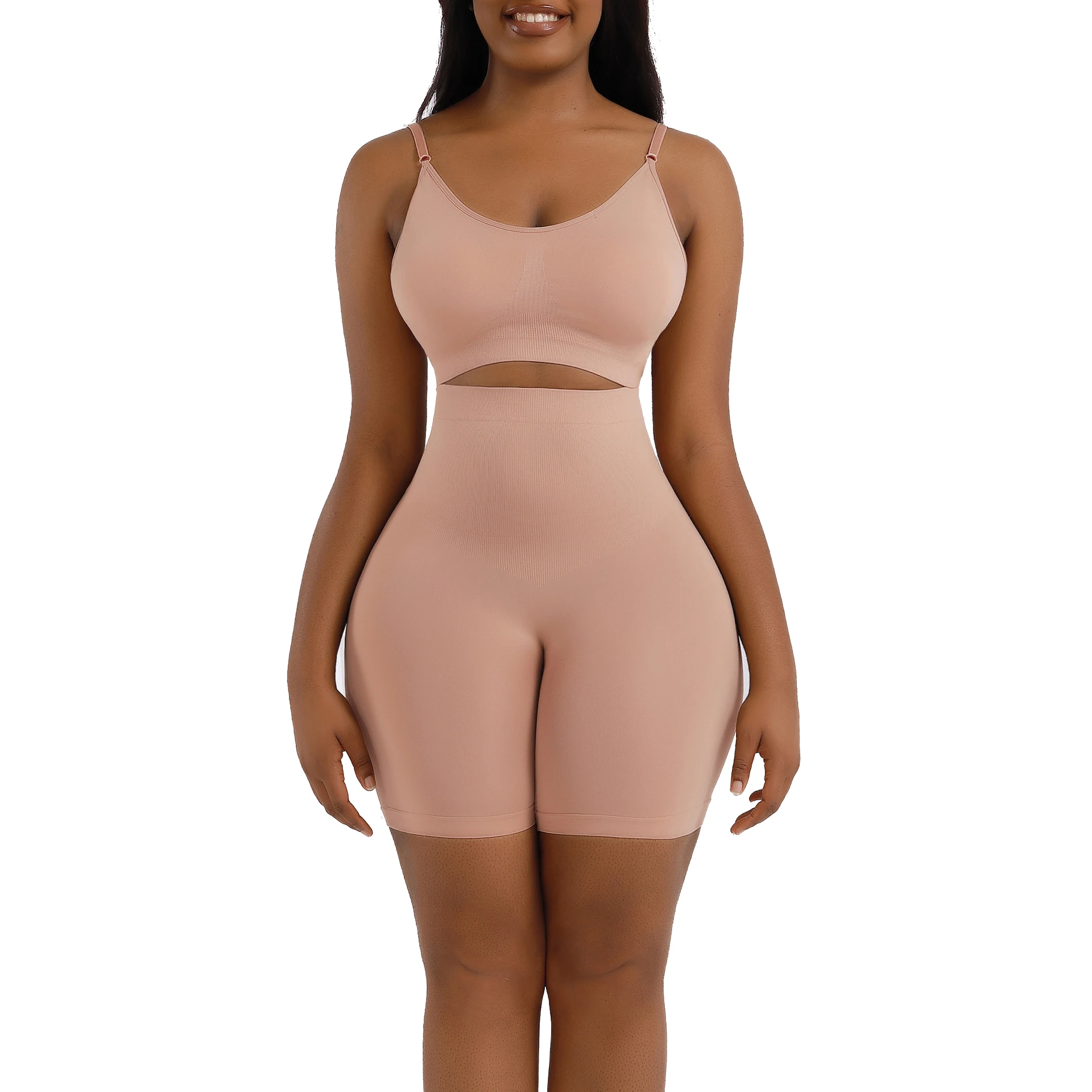 Two Piece Colombia Shapewear Set Woman Butt Lifter Skims Underwear Tummy Control High Waist Body Shaper Slimming Faja Post Surge