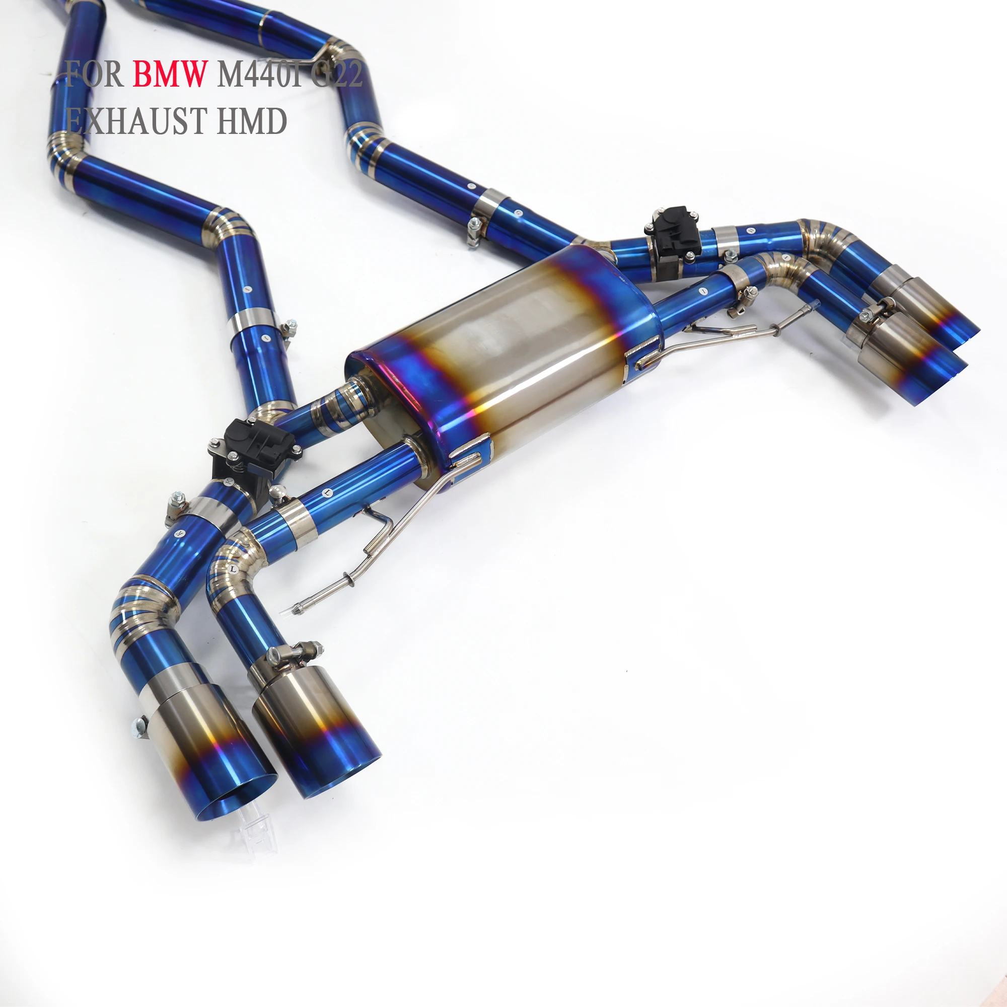 HMD титановая выхлопная система производительность Catback для BMW M340i M440i G20 G22 3 0 T