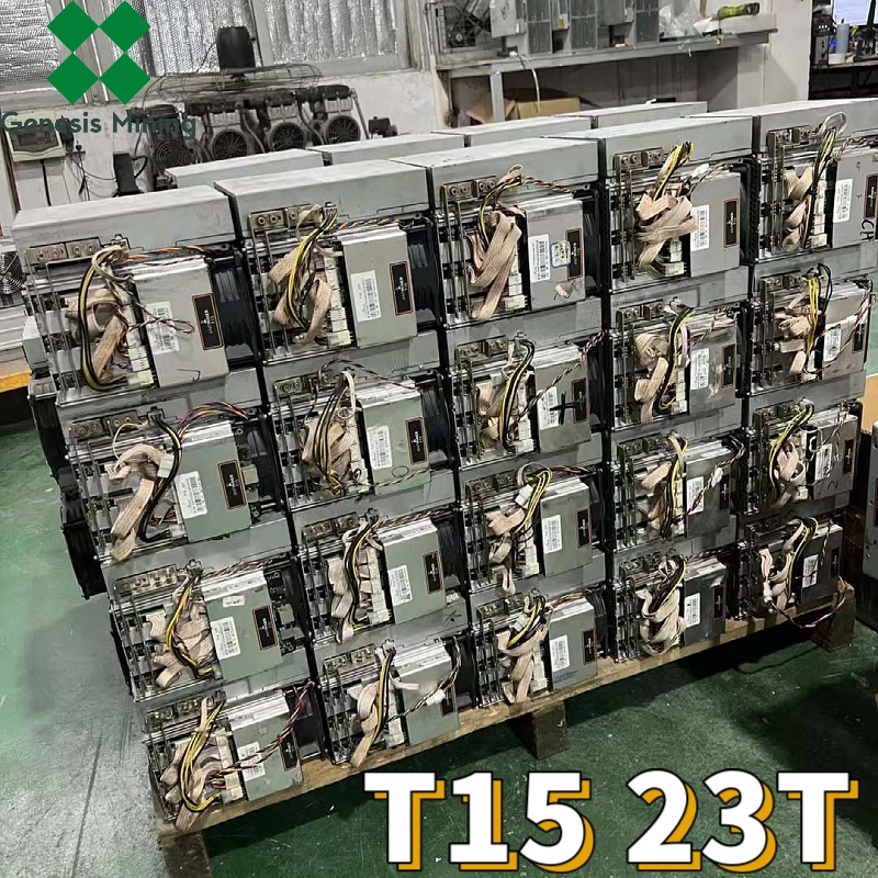 Б/у Майнер Asic Antminer T15 23T Биткойн для криптовалюты по хорошей цене дешевле чем S19 T17