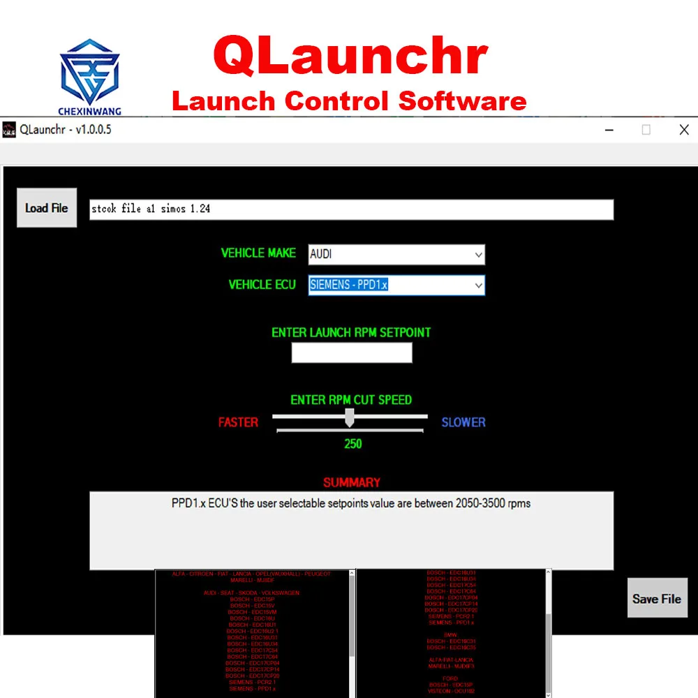 Программное обеспечение qпрачечного запуска для патчей ремпад изменение