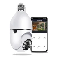 E27 Socket Lamp Holder Full Color 1080P 360 Panoramic Hidden CCTV 2MP Wifi IP Camera PTZ Light Bulb Camera