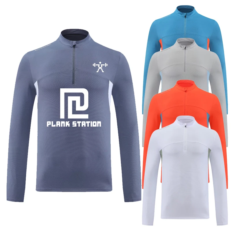 

Мужская футболка для бега, бодибилдинга, спортивный костюм, быстросохнущая компрессионная футболка с длинным рукавом, Мужская футболка для...