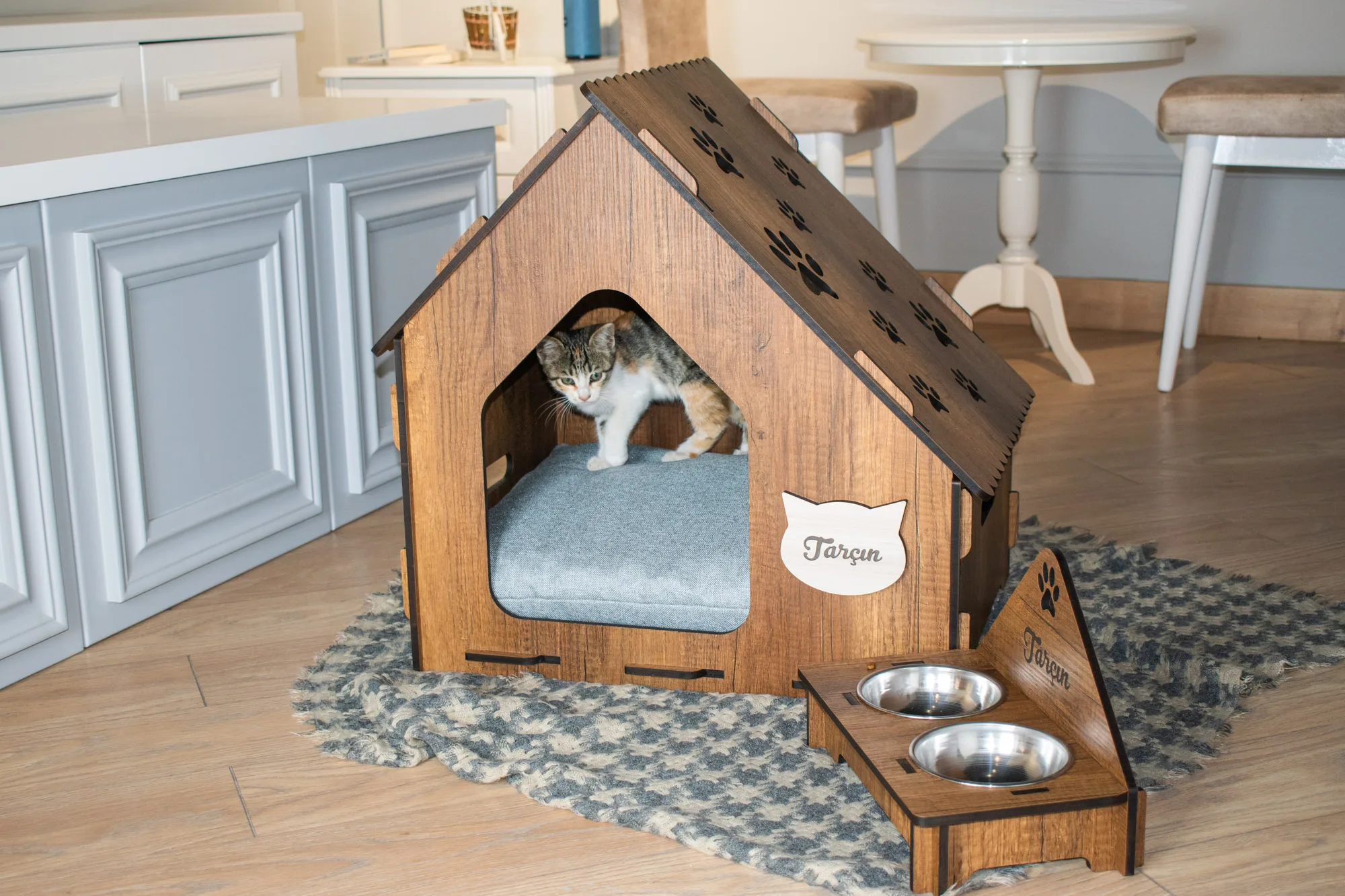 

Домашние питомцы, домик для кошек и собак, удобная деревянная Подушка для сна, ручная работа, эстетический вклад, sunar, Турция, для здоровья