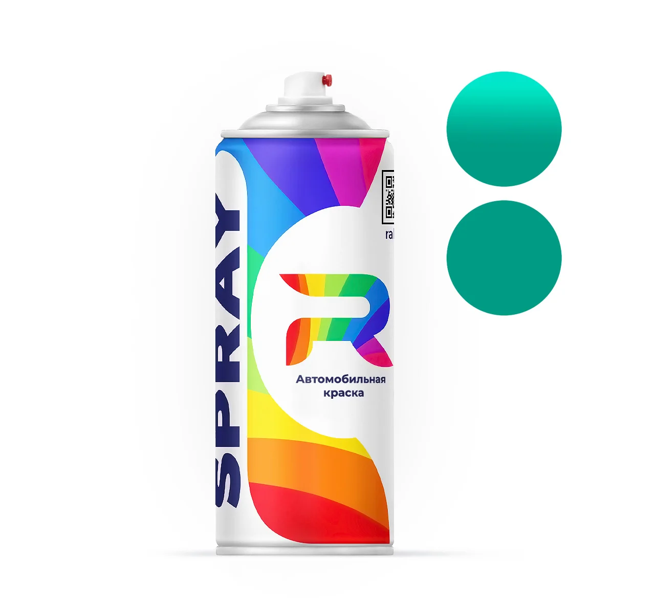 Spray cylinder Opel 757 ORT DG-tuerkisgruen (acrylic paint солид blue and green) 520 ml. | Decorative Lamps &amp Strips