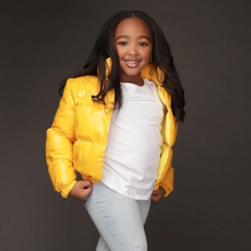 2022 Children'S Cotton Clothes Winter New Wholesale Children'S Fur Collar Cotton Jacket Men And Girls Cotton Jacket