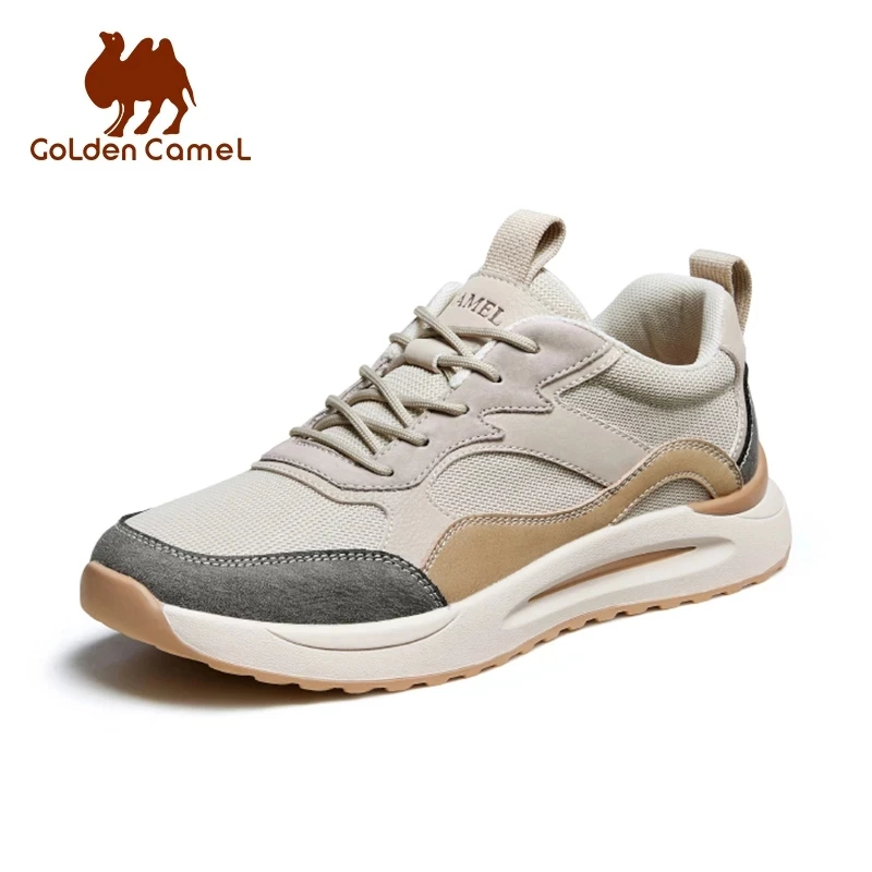 Goldencamel Male Sneakers Men's Casual Sports Shoes Light Running Training Walking Breathable All-match Non-slip Travel Mesh