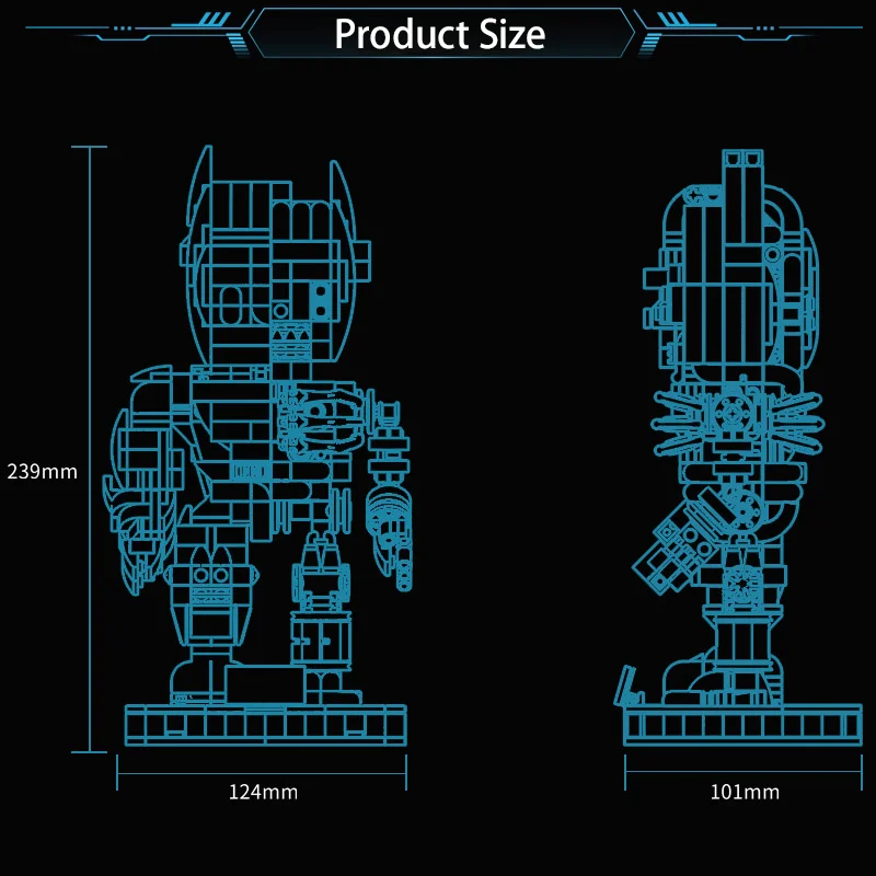Кинофильм Бэтмен полупрозрачные строительные блоки высокотехнологичные