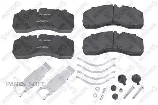 STELLOX 8501412SX 85-01412-SX_колодки дисковые!с полн. р/к 29108 с увел.ресурс\Omn Knorr MB Scania Iveco