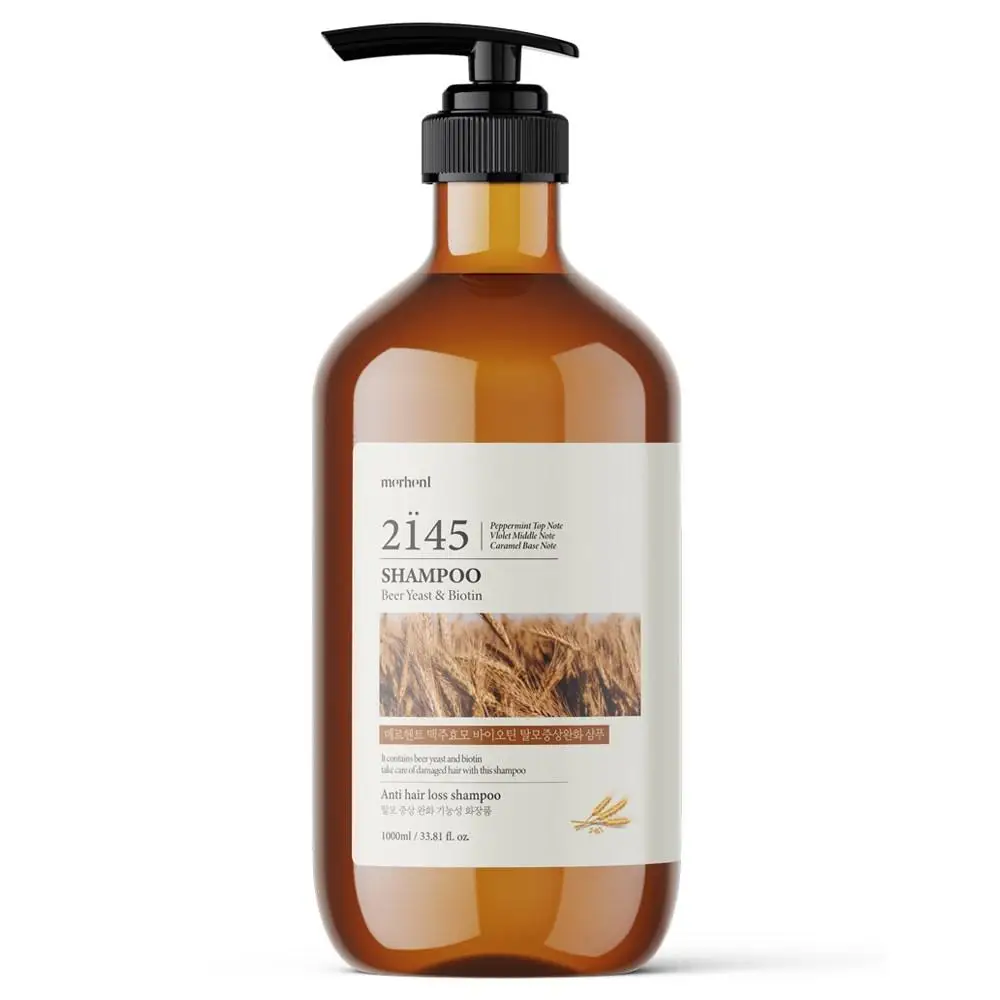 Шампунь для облегчения симптомов выпадения волос с биотином из пивных дрожжей