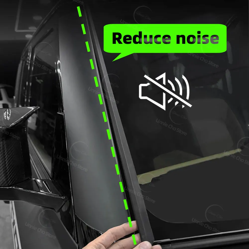 

Для Land Rover Defender L663 резиновая молдинговая стойка звукоизоляционная уплотнительная лента для края лобового стекла анти-защита автомобильные аксессуары