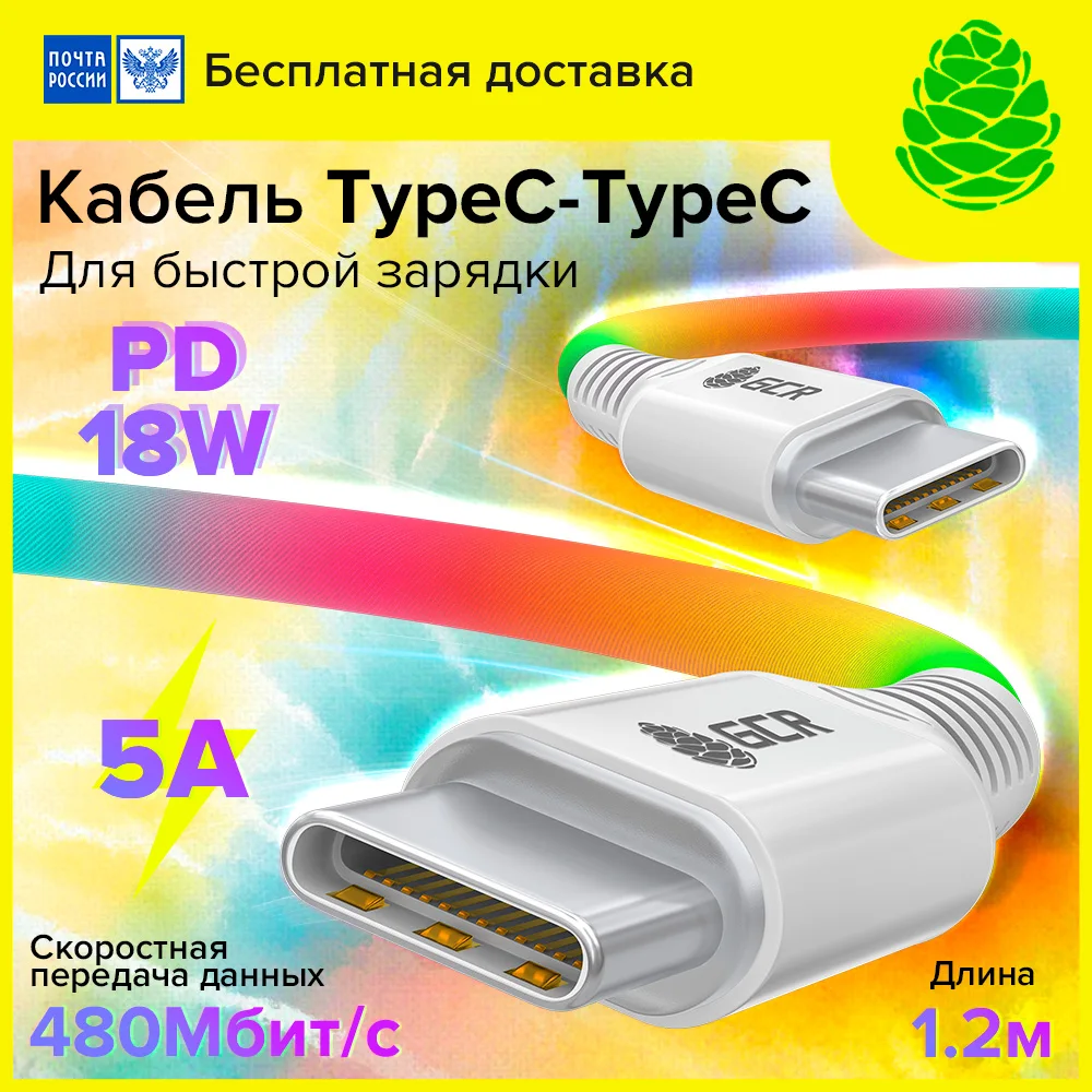 GCR кабель Type C для xiaomi usb c cable Apple MacBook Pro Air iPad Samsung LG type fast charge 5A