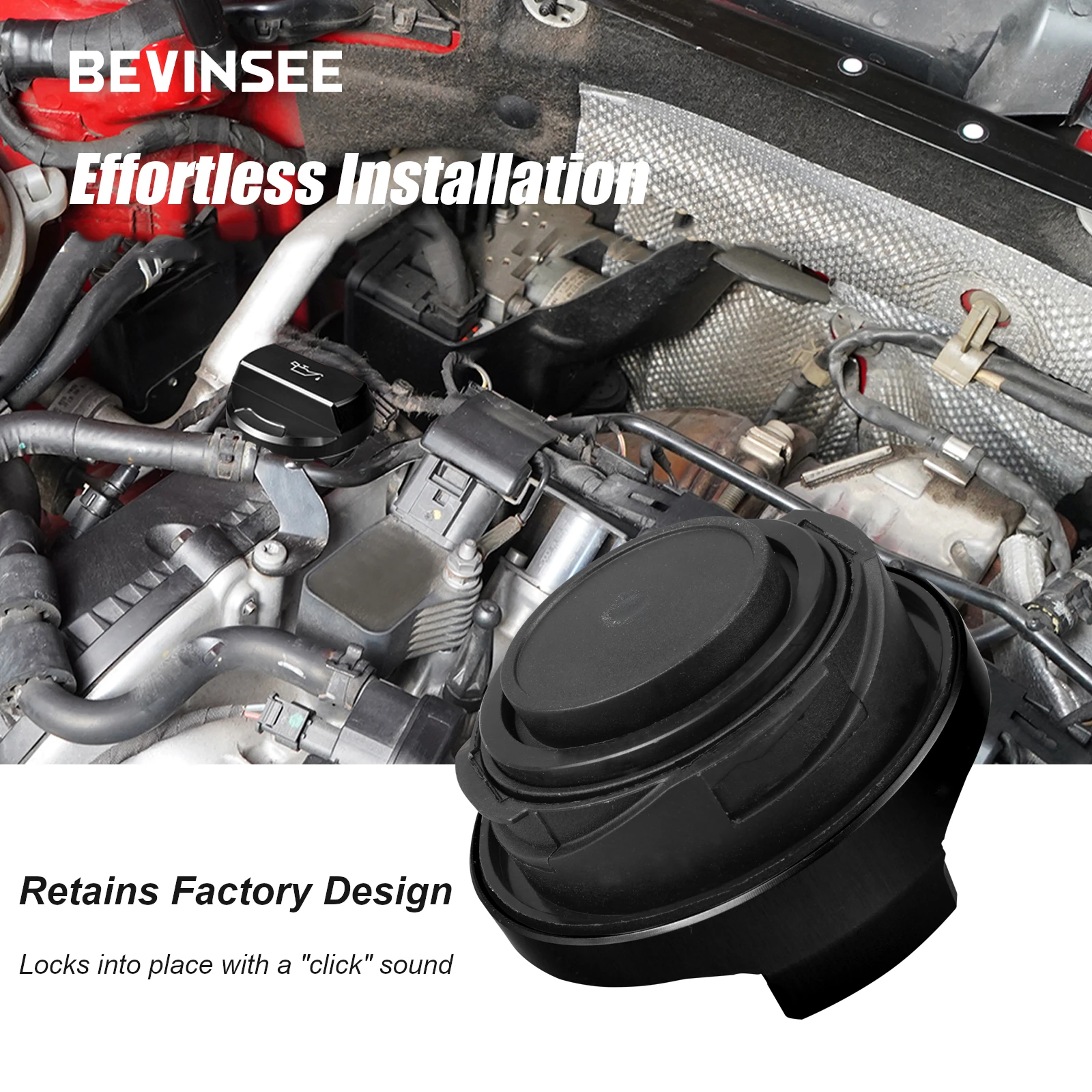 Крышка заливной горловины моторного масла BEVINSEE для VW Golf 7 GTI R Passat Amarok 1 8 л/2 0 л EA888 Gen