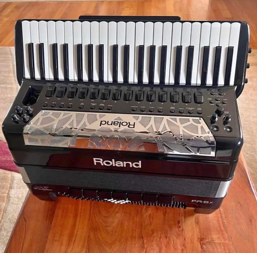 Распродажа Black Friday на новую сделку Roland V Accordion FR 8X Черный электронный аккордеон