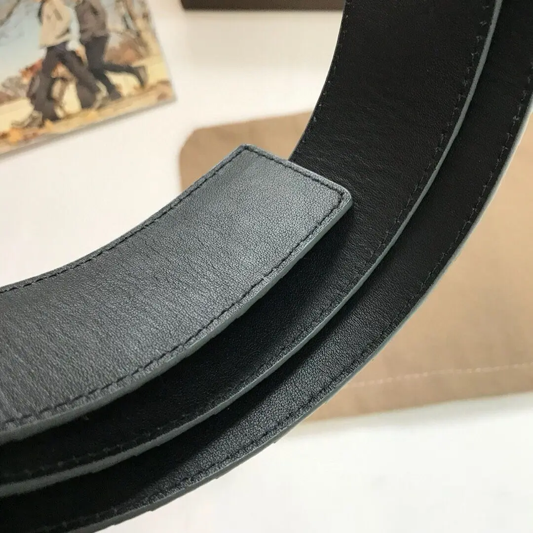 BOTTEGA VENETA Стиль 1: 1 Пояс Hmade из бычьей кожи Lier Steel Sblasted металла Elegant