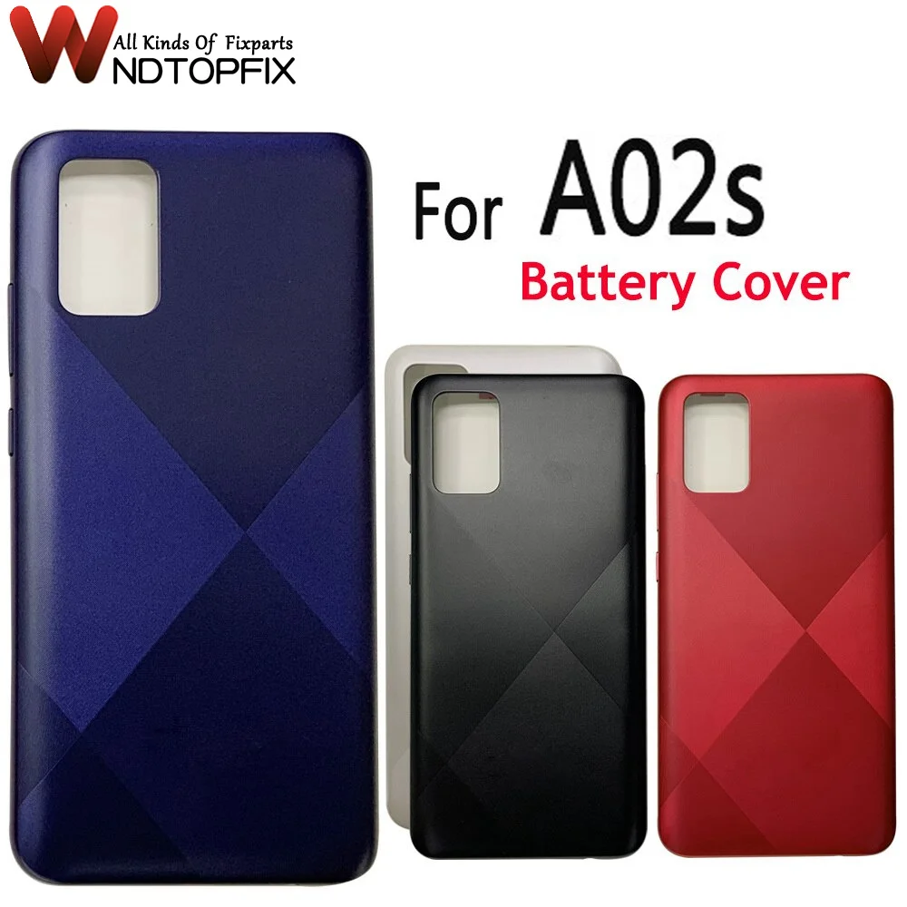 

European For Samsung Galaxy A02s A025 Battery Back Cover Rear Door Phone Housing Replace For Samsung A02s M02s Battery Cover