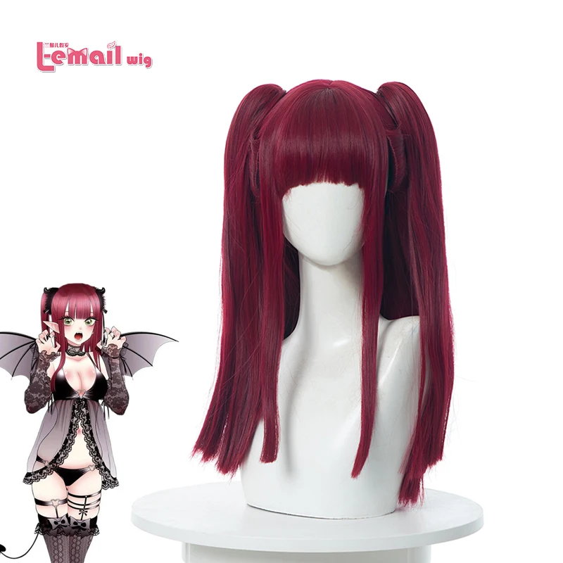 

L-email wig Synthetic Hair My Dress Up Darling Marin Kitagawa Cosplay Wig 70cm Long with Ponytails Wigs Heat Resistant Hair