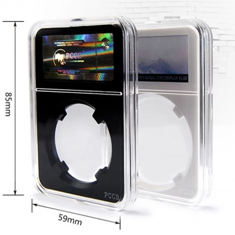 Weak coin with hologram plastic capsule storage item No. 20-5739 | Money Boxes