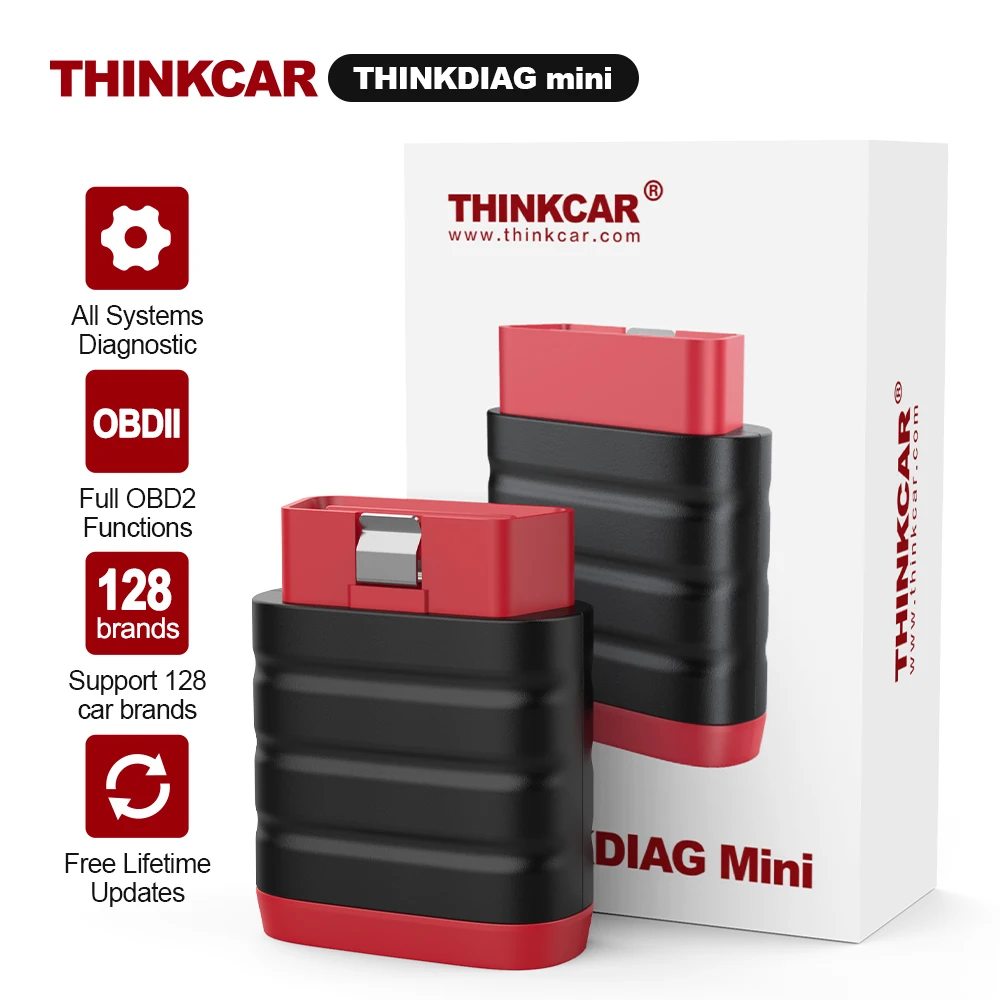 Thinkcar ThinkDiag Мини OBD2 Bluetooth сканер считыватель кодов все системы сканирования DPF SAS EPB