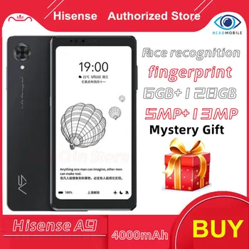 New Arriving Hisense A9 Original Reading Smartphone Ereader 6.1Inch EInk Display 300DPI High Refresh HIFI Qualcomm662 183g 7.8mm 1