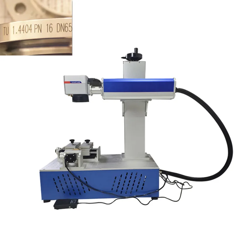 20W 30W 50W Laser Engraving Machine Mini Desktop Cnc Fiber Laser Marking Machine For Metal Nonmetal enlarge