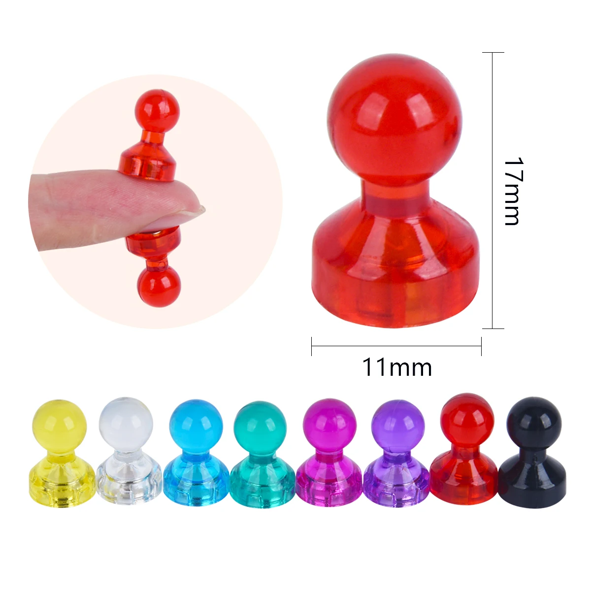 U-JOVAN 11*17 мм цветные магнитные кнопки маленькая кнопка магнит на холодильник