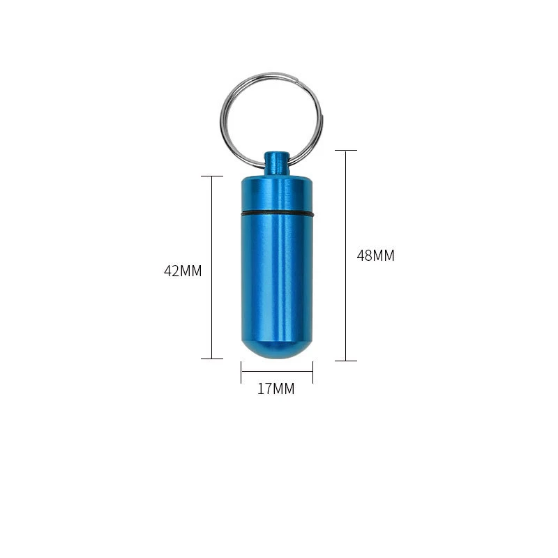 

Металлический мини футляр для таблеток