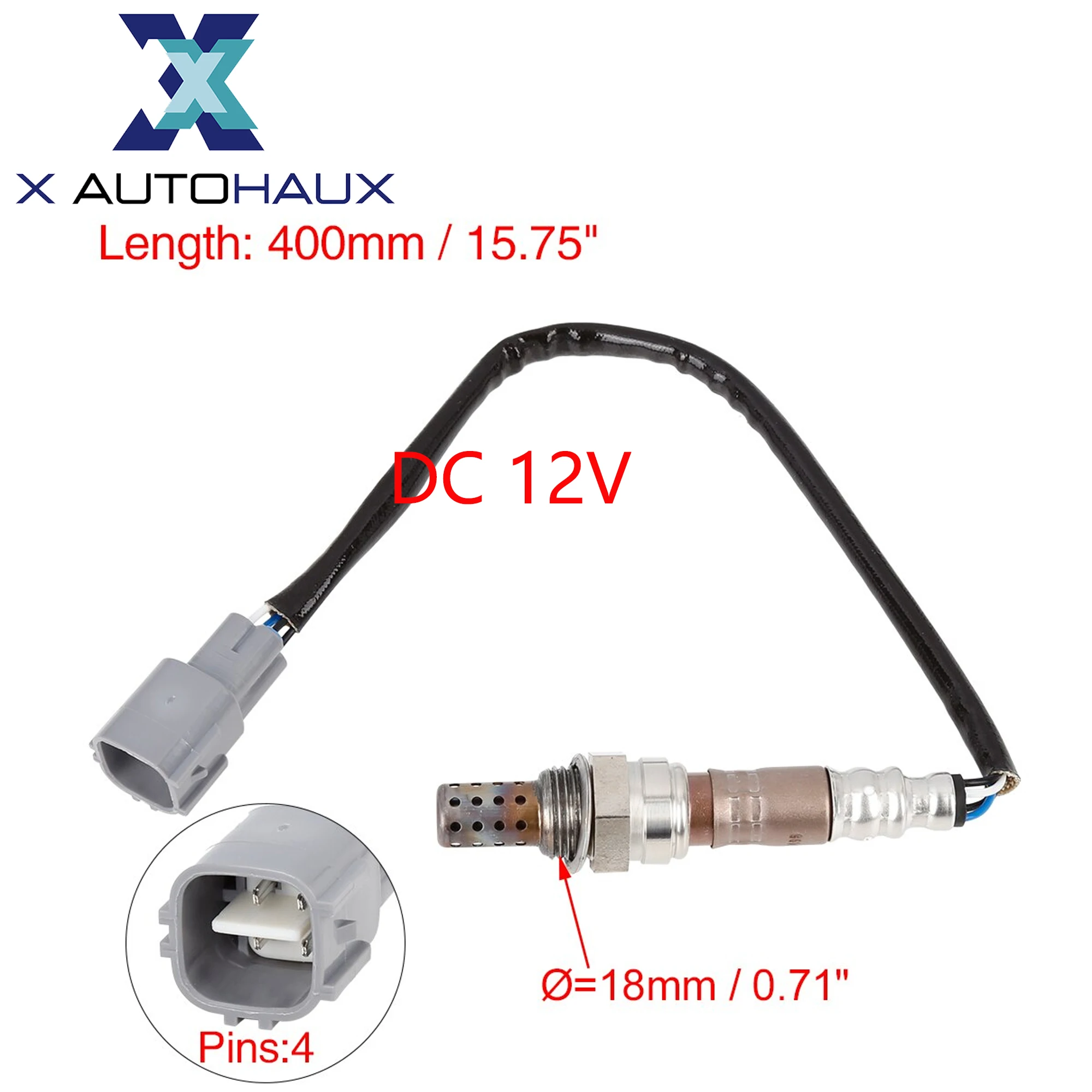 

X Autohaux Lambda Oxygen Sensor Exhaust Gas O2 Sensor Air Fuel Ratio Sensor 88975496/250-24360 for Pontiac Vibe Car accessories