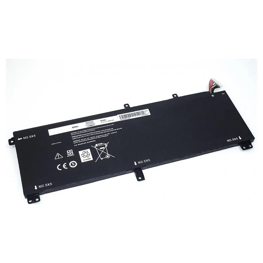 Аккумуляторная батарея для ноутбука Dell M3800-3S1P 11.1V 5200mAh черная OEM - купить по