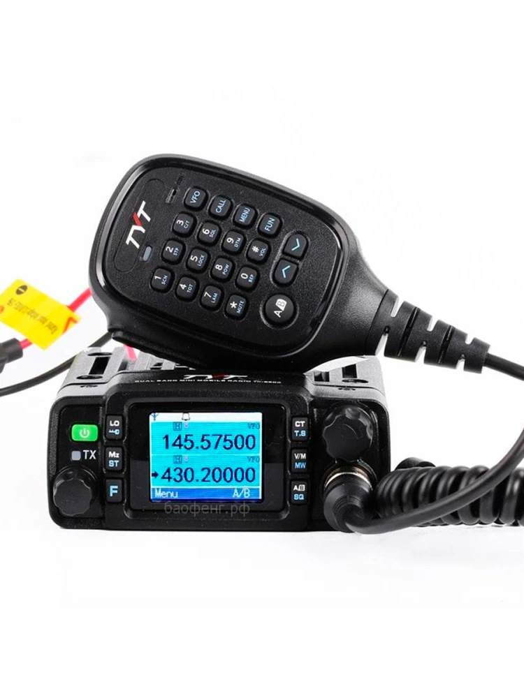Рация TYT TH-8600 Черная / Автомобильная радиостанция  с радиусом 10 км / UHF; VHF; IP67