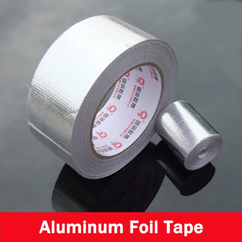 

5m/25m Aluminum Foil Tape Model Car Shell Repair Glass Fiber Cloth Toughness Flame Retardant High Temperature Waterproof