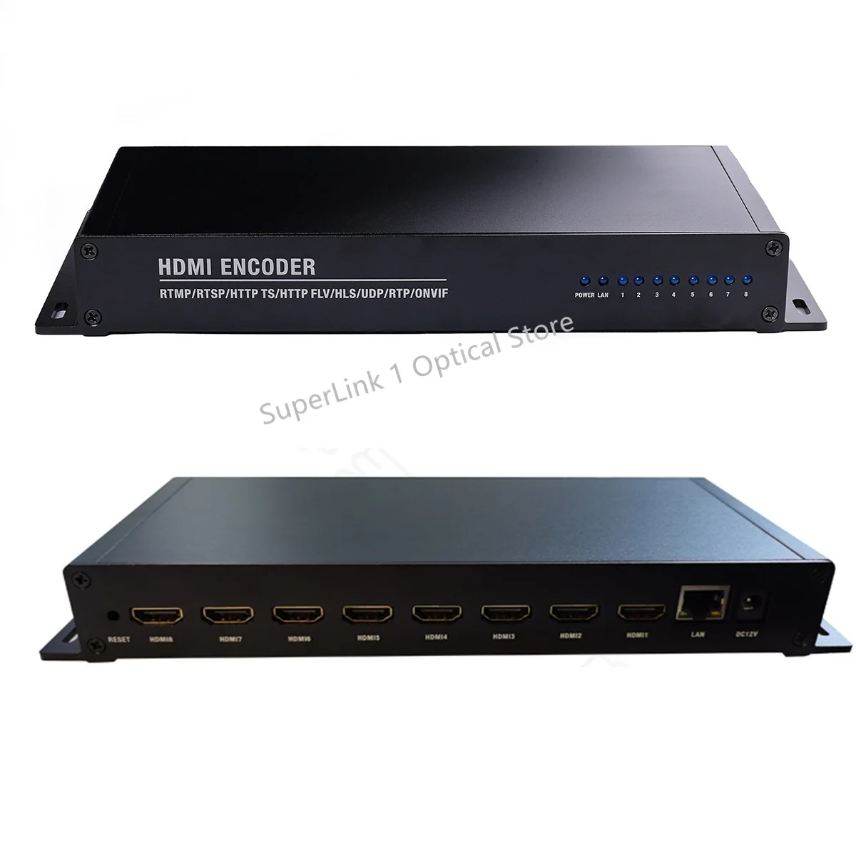 

8-channel HD encoder HDMI to IP, H265/264 network encoder, live encoder