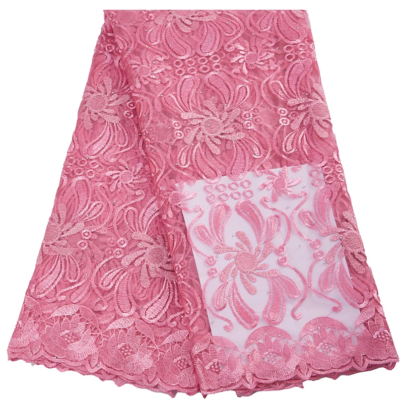 Новейшая африканская Тюлевая кружевная ткань 2022 Высококачественная вышитая