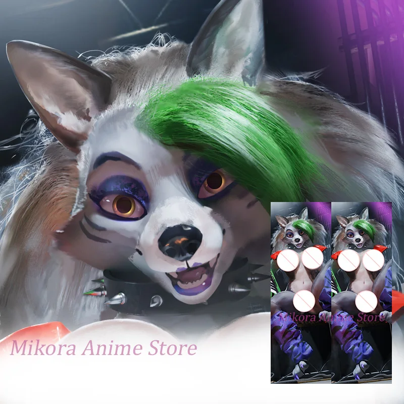 

Дакимакура Roxy FNAF Roxanne Wolf полиэстер/хлопок