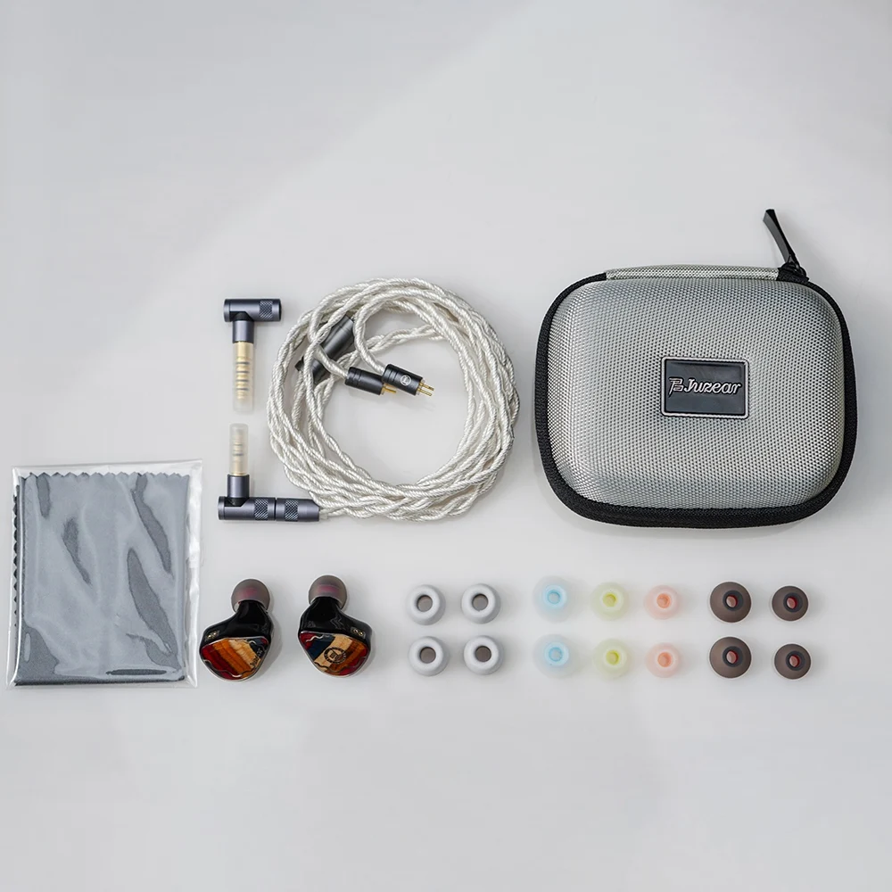 JUZEAR Dragonfly 81T 1DD + 8BA Hi-Fi наушники-вкладыши-мониторы гибридные драйверы IEM со сменными