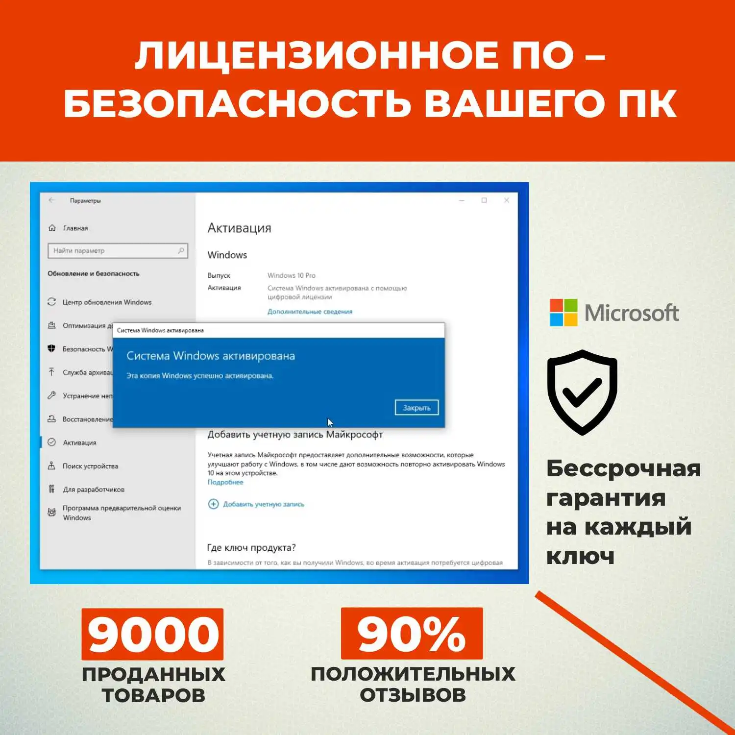 Ключ Office 2021 Professional Plus x32/x64 Retail. (активация по телефону) Бессрочная лицензия
