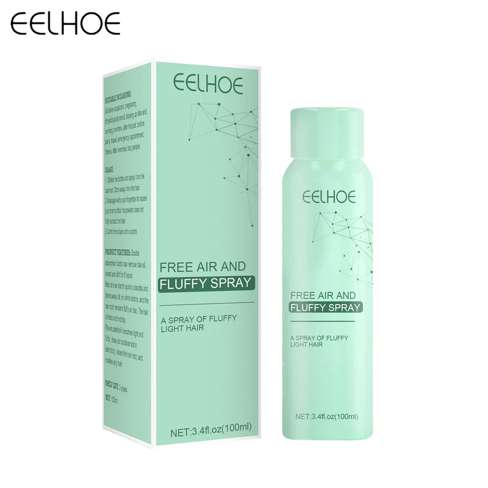

Water Free Shampoo Hair Dry Spray 100ML Home DIY Oil Control Fluffy EELHOE Agent Free Shampoo Dry No-Wash Dry Hair