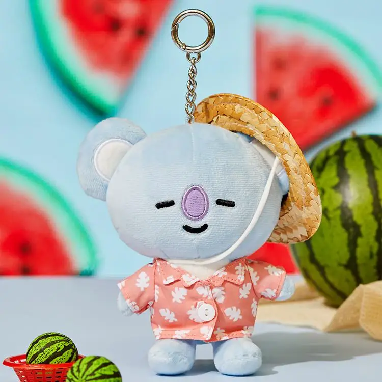 Линейка Friends BT21 Брелок для ключей с куклой KOYA Summer Rain