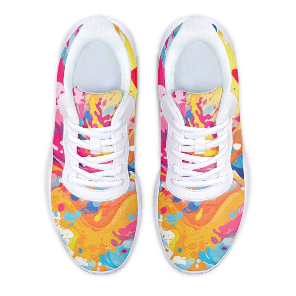 Женские модные повседневные прочные кроссовки Splash Ink с принтом удобные на